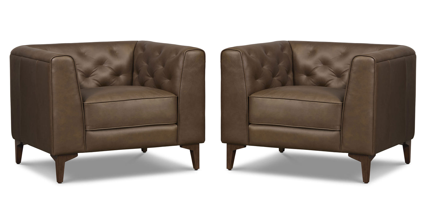 Cocoa Brown/Set of 2