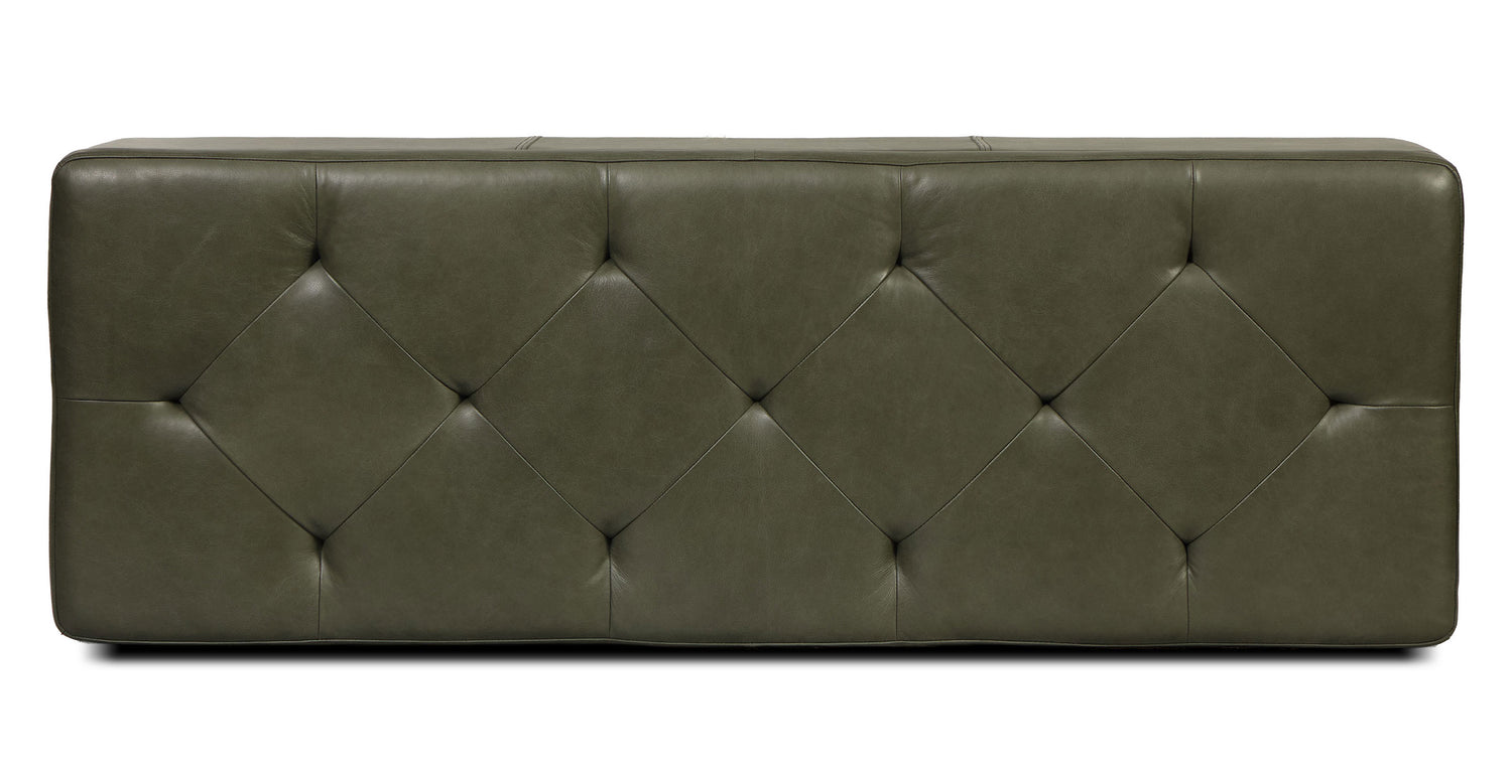 Senja Storage Ottoman Olivine Green
