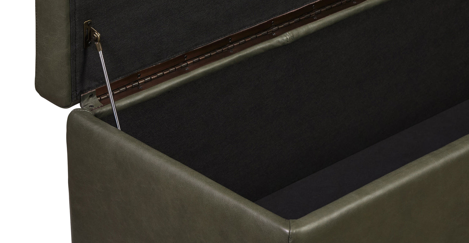 Senja Storage Ottoman Olivine Green