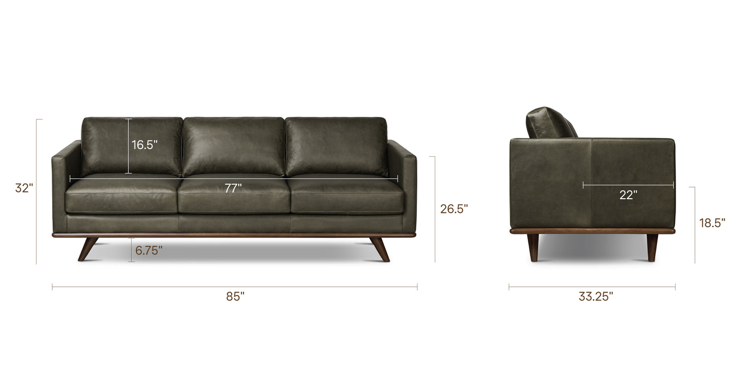 Olivine Green, dimensions