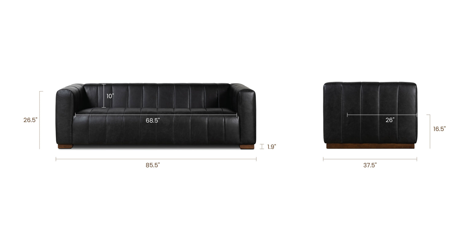 Onyx Black/86, dimensions
