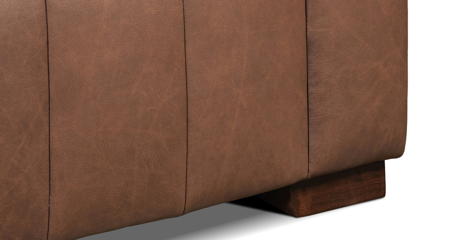 Canale Sofa Caramel Brown/86