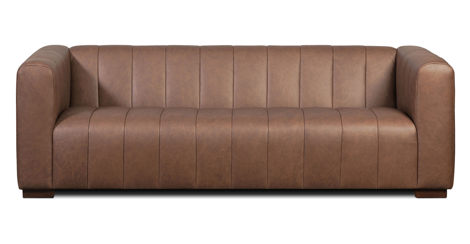 Canale Sofa Caramel Brown/86
