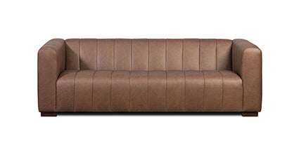 Canale Sofa Collection, Caramel Brown/86