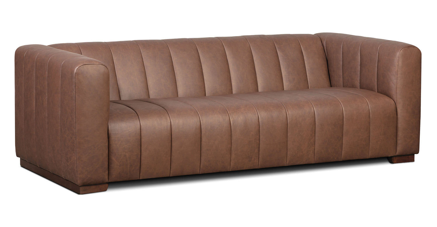 Canale Sofa Caramel Brown/86