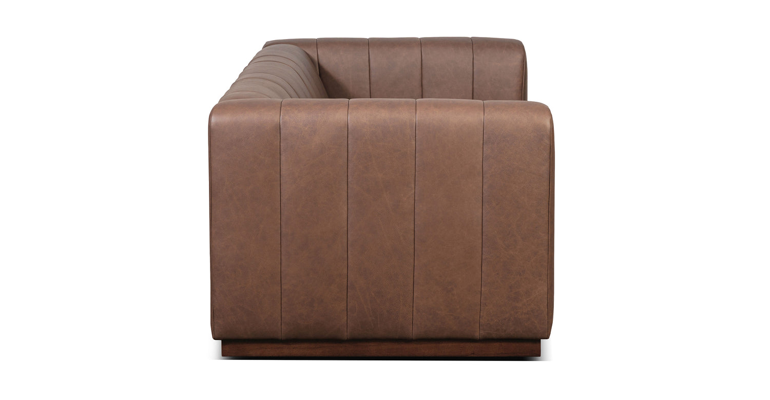 Canale Sofa Caramel Brown/86