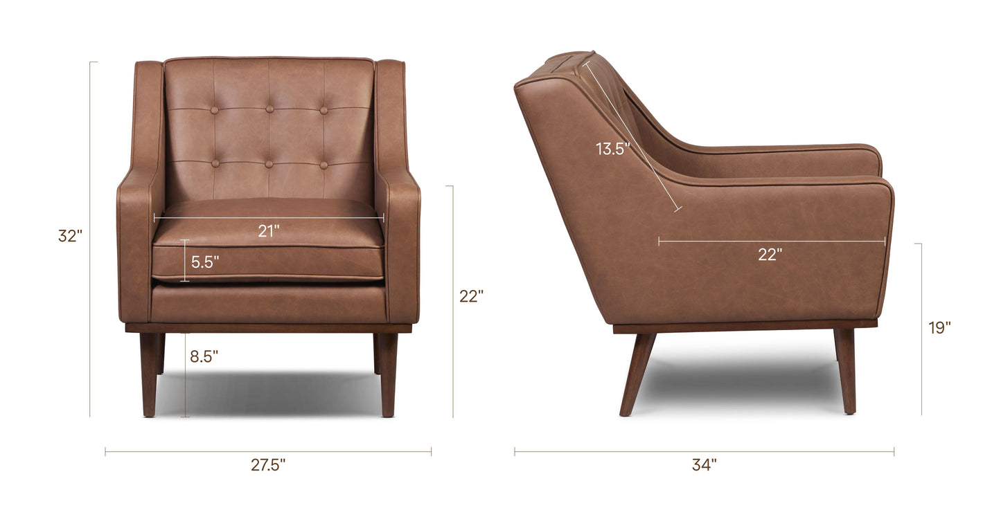 Caramel Brown, dimensions