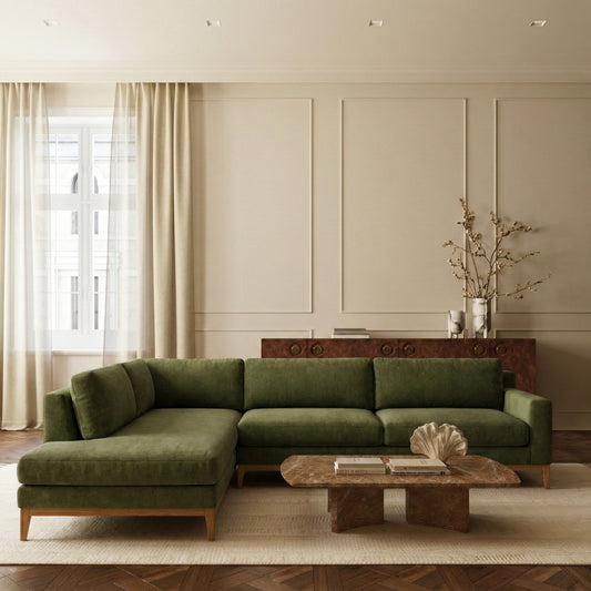 Zyon Left-Facing Bumper Chaise Sectional