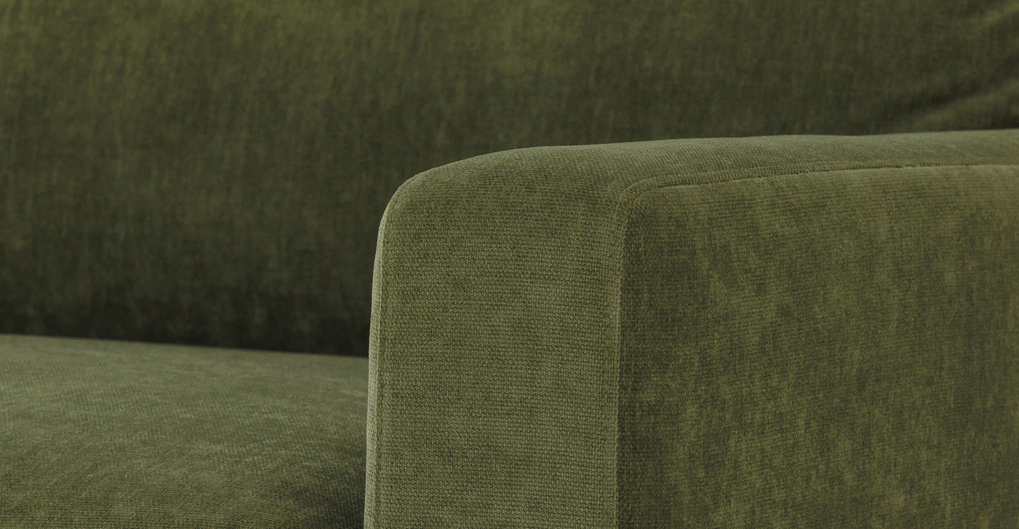 Distressed Green Velvet