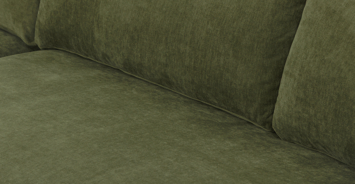 Distressed Green Velvet