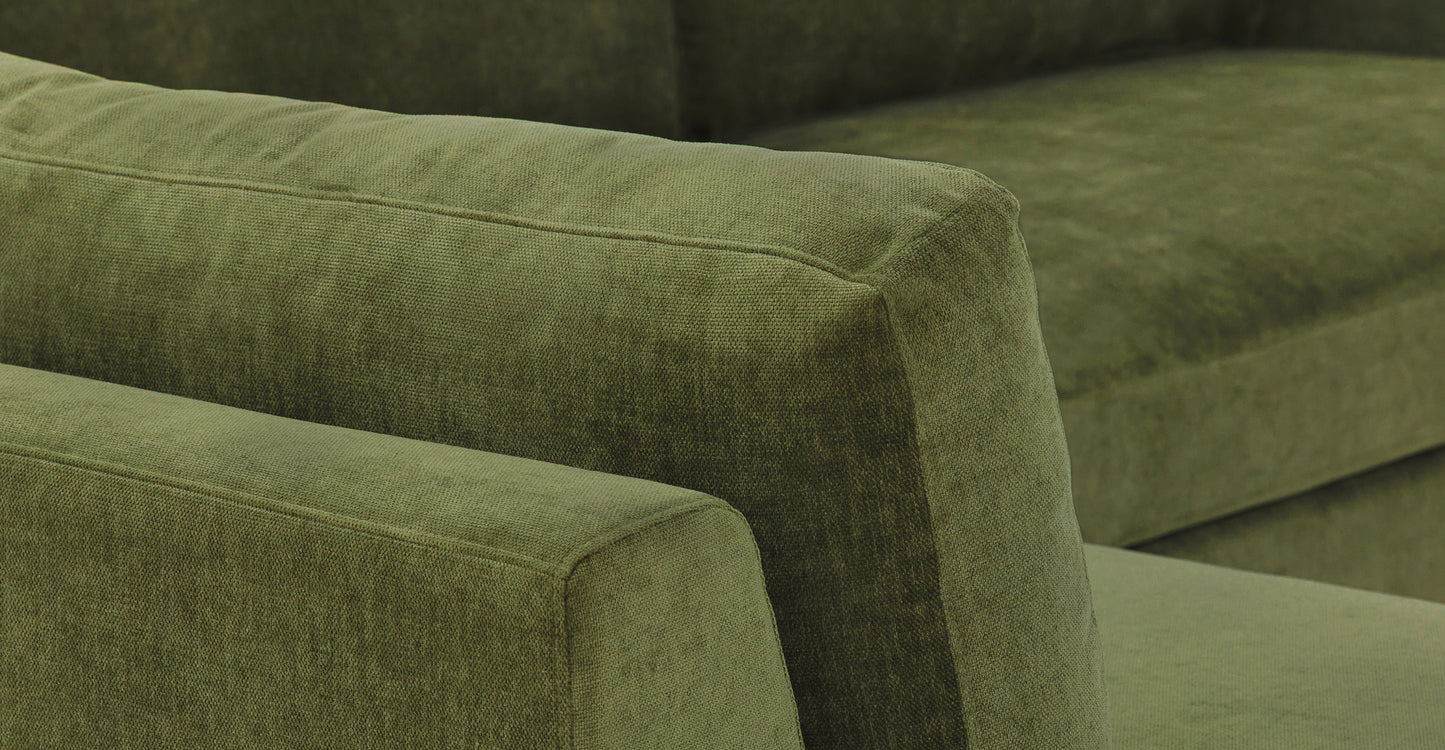 Distressed Green Velvet