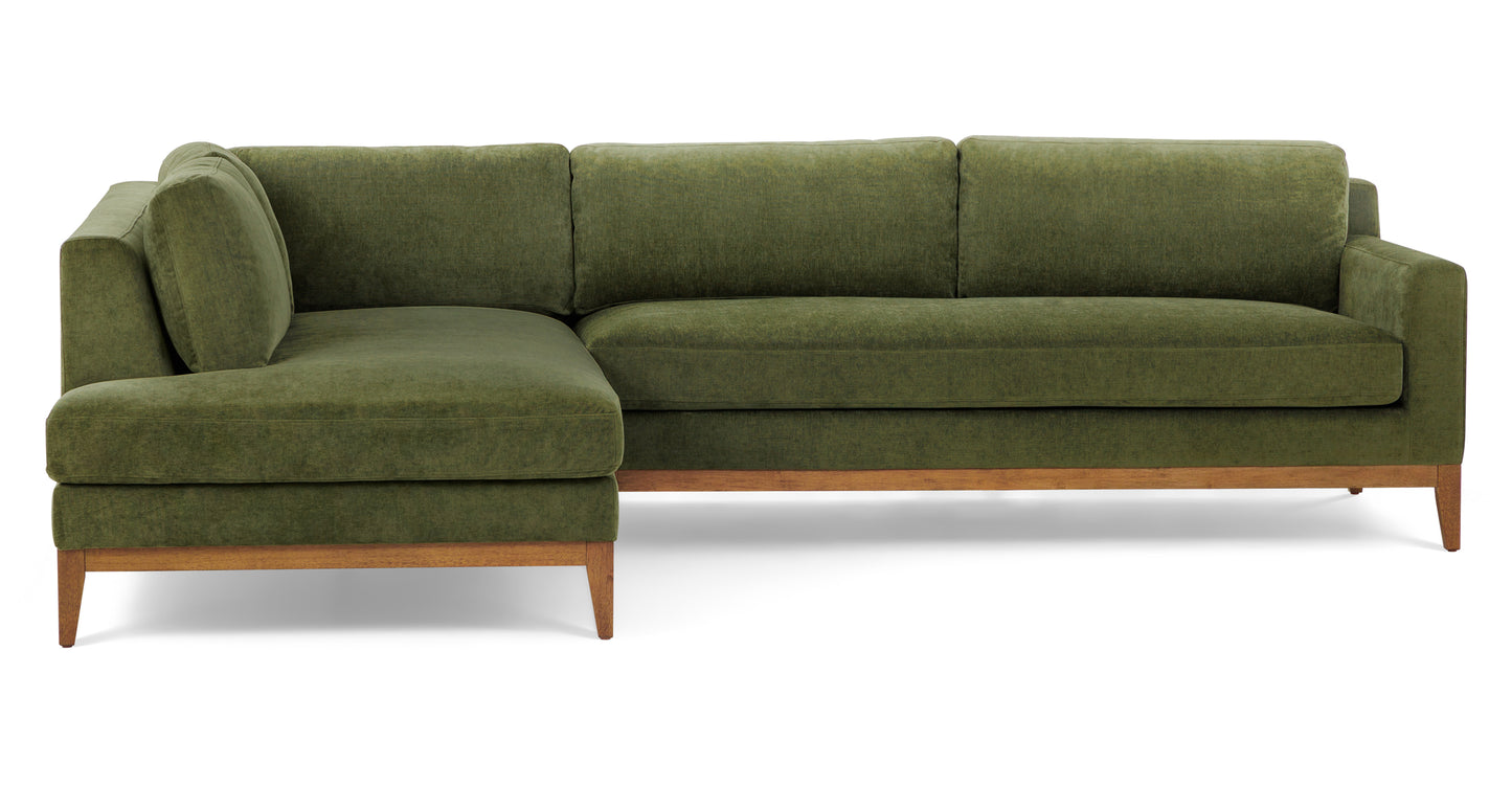 Distressed Green Velvet