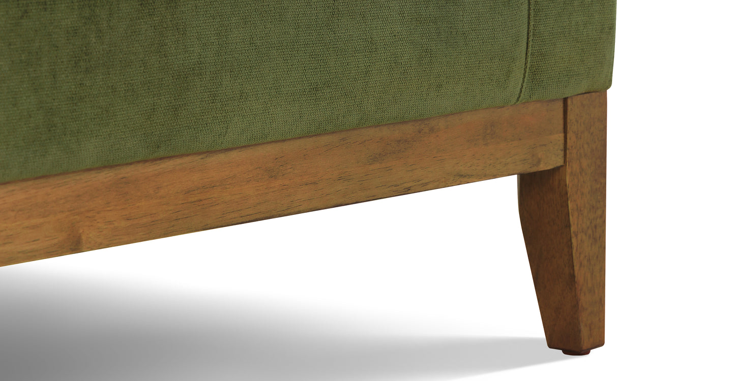 Distressed Green Velvet