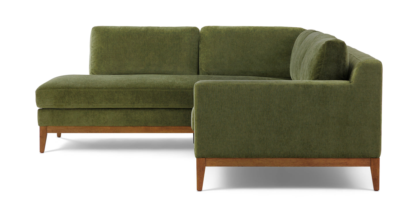 Distressed Green Velvet