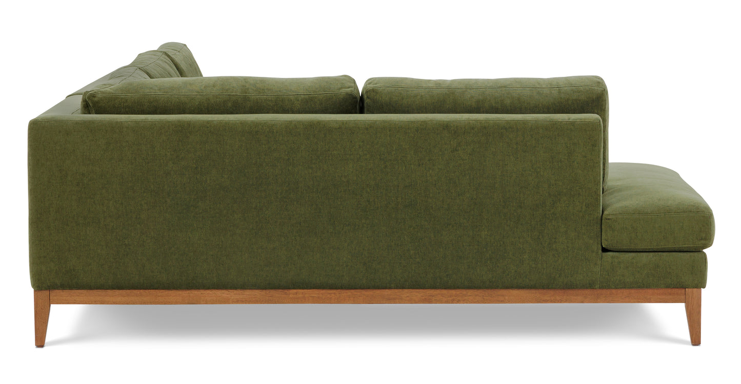 Distressed Green Velvet