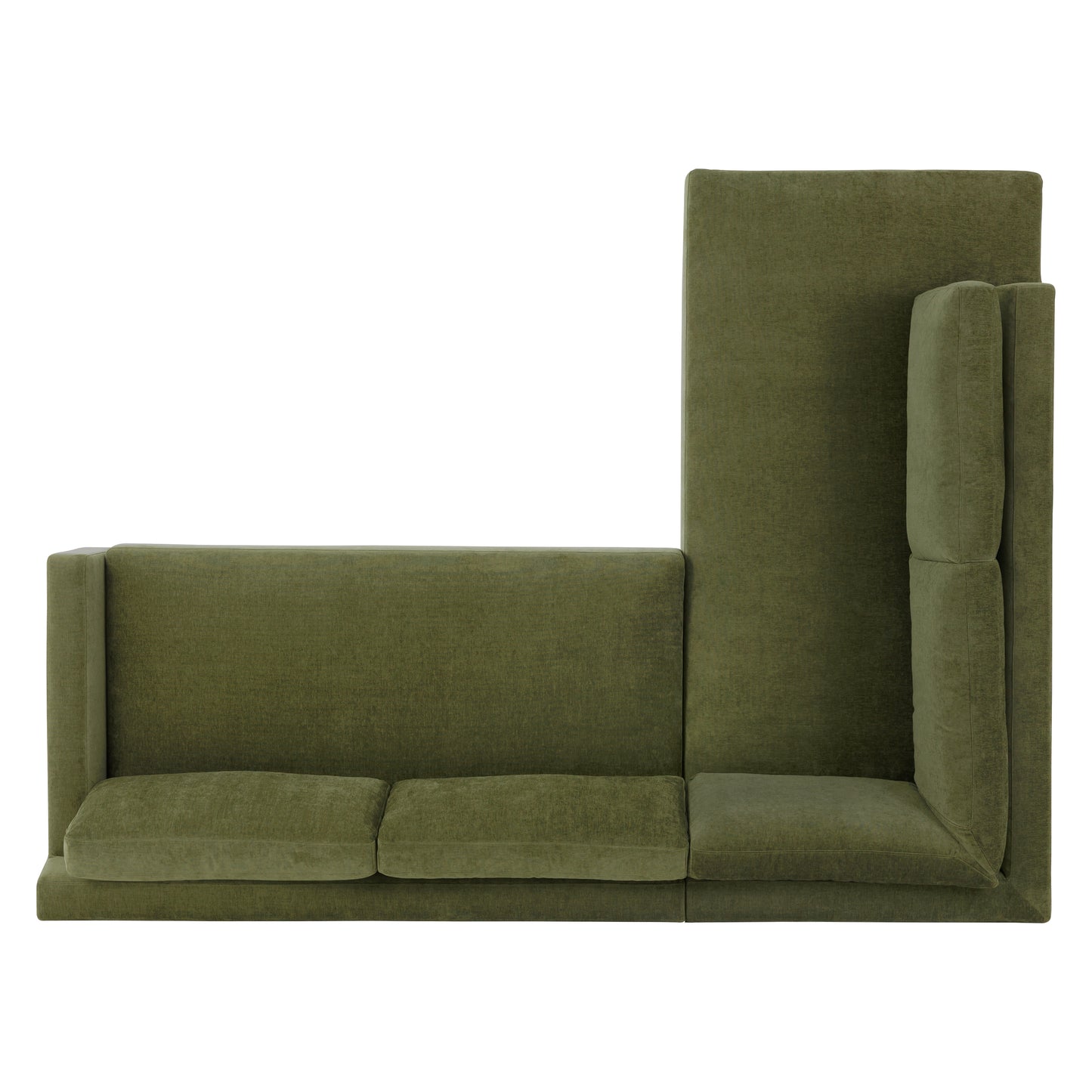 Zyon Left-Facing Bumper Chaise Sectional