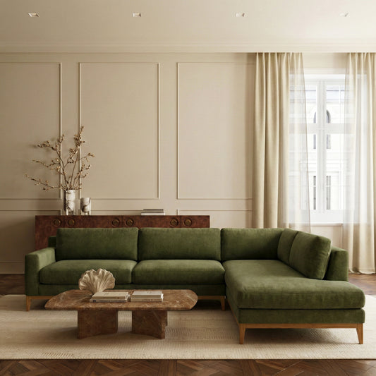 Zyon Right-Facing Bumper Chaise Sectional