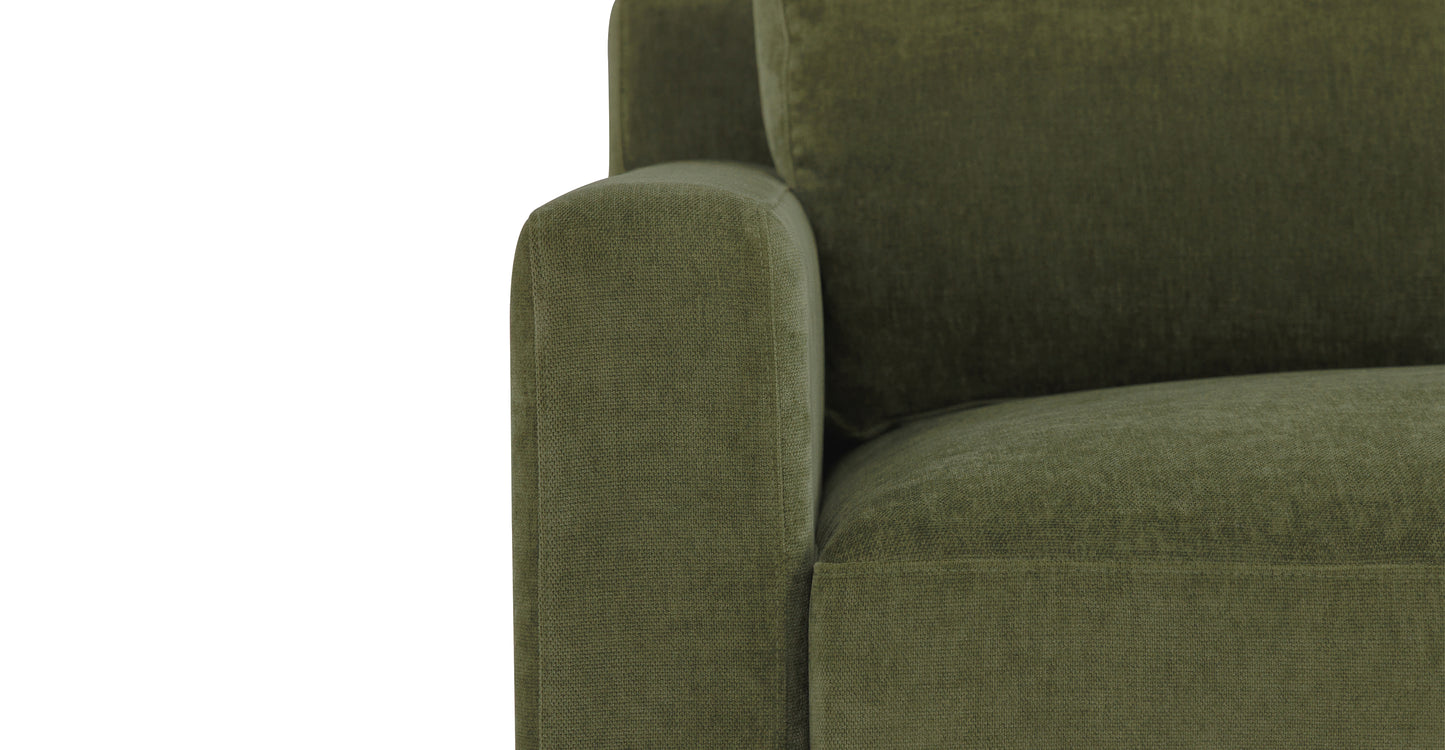 Distressed Green Velvet