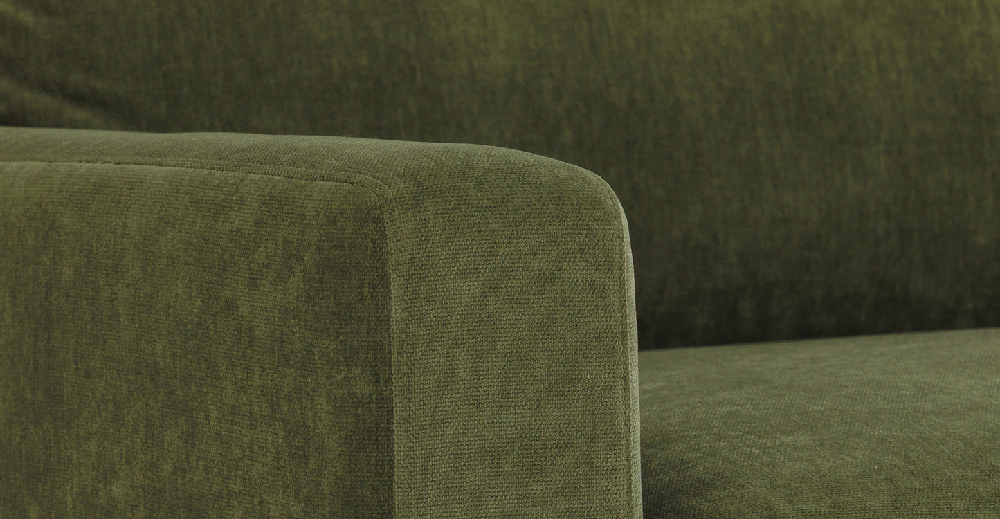 Distressed Green Velvet