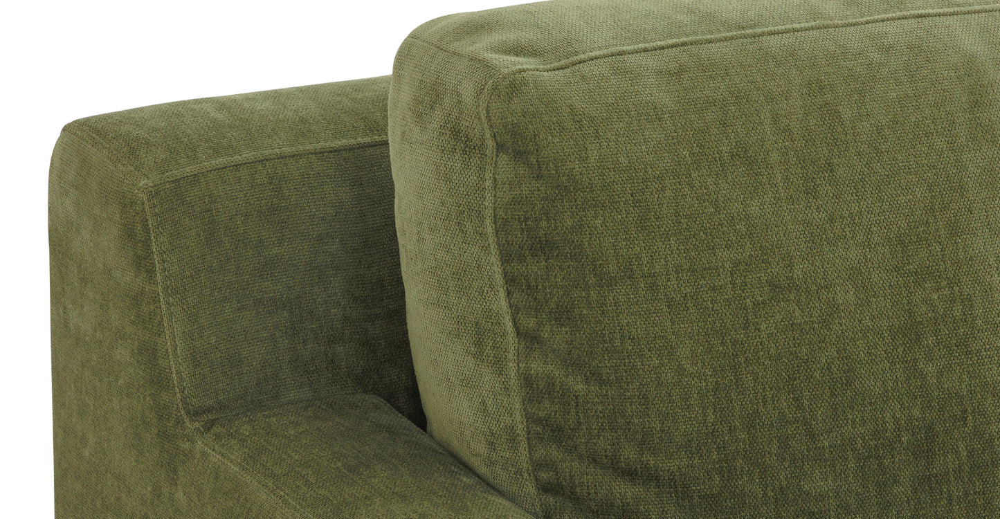 Distressed Green Velvet