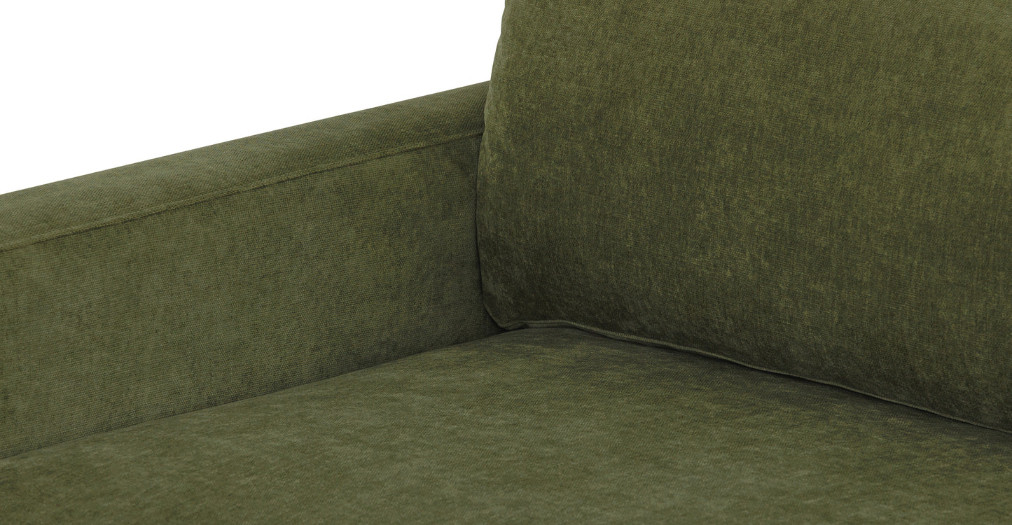 Distressed Green Velvet