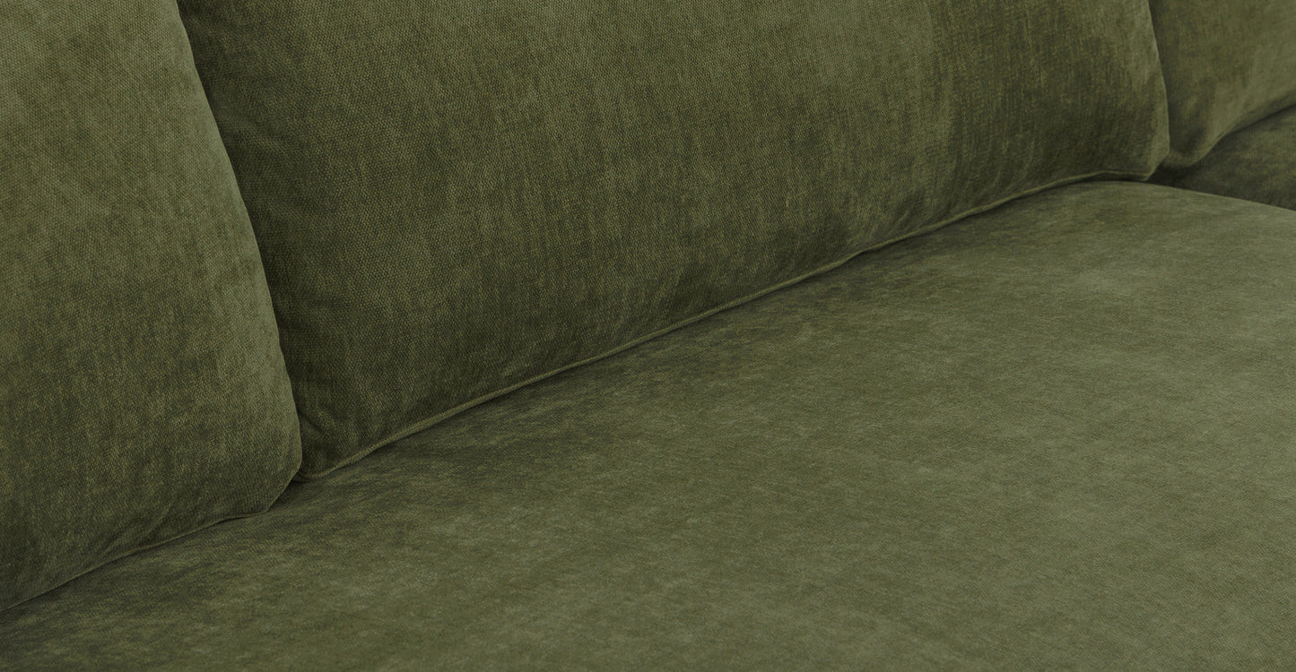 Distressed Green Velvet