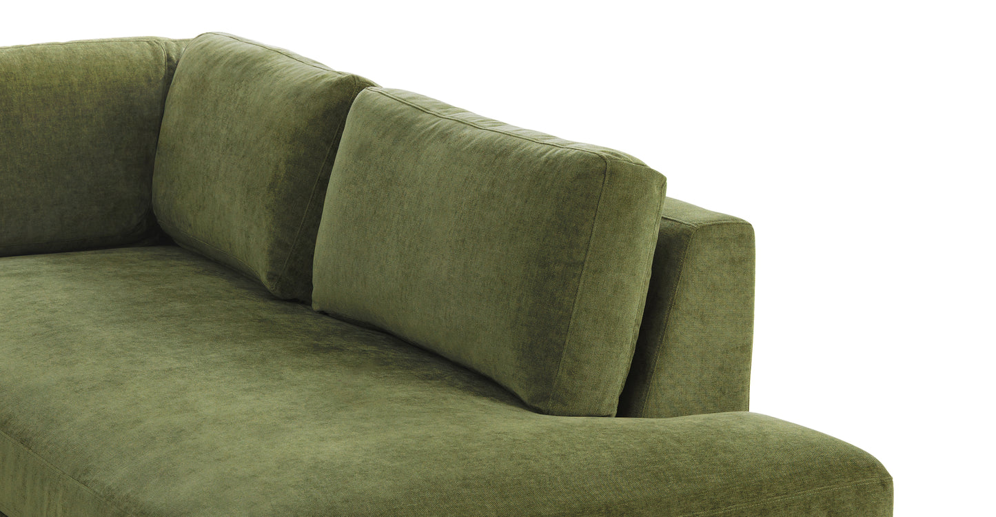 Distressed Green Velvet