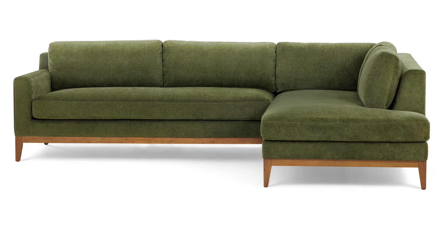 Distressed Green Velvet