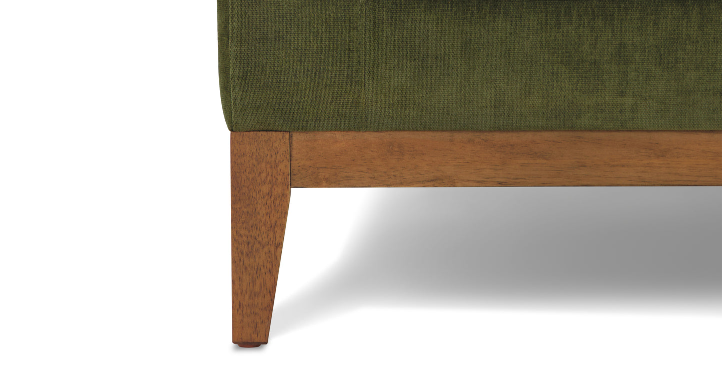 Distressed Green Velvet