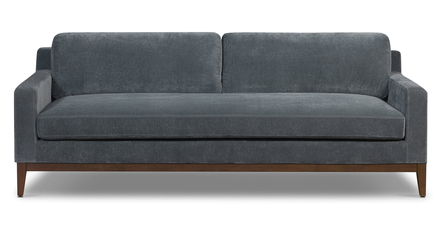 Zyon Velvet Sofa Boreal Blue