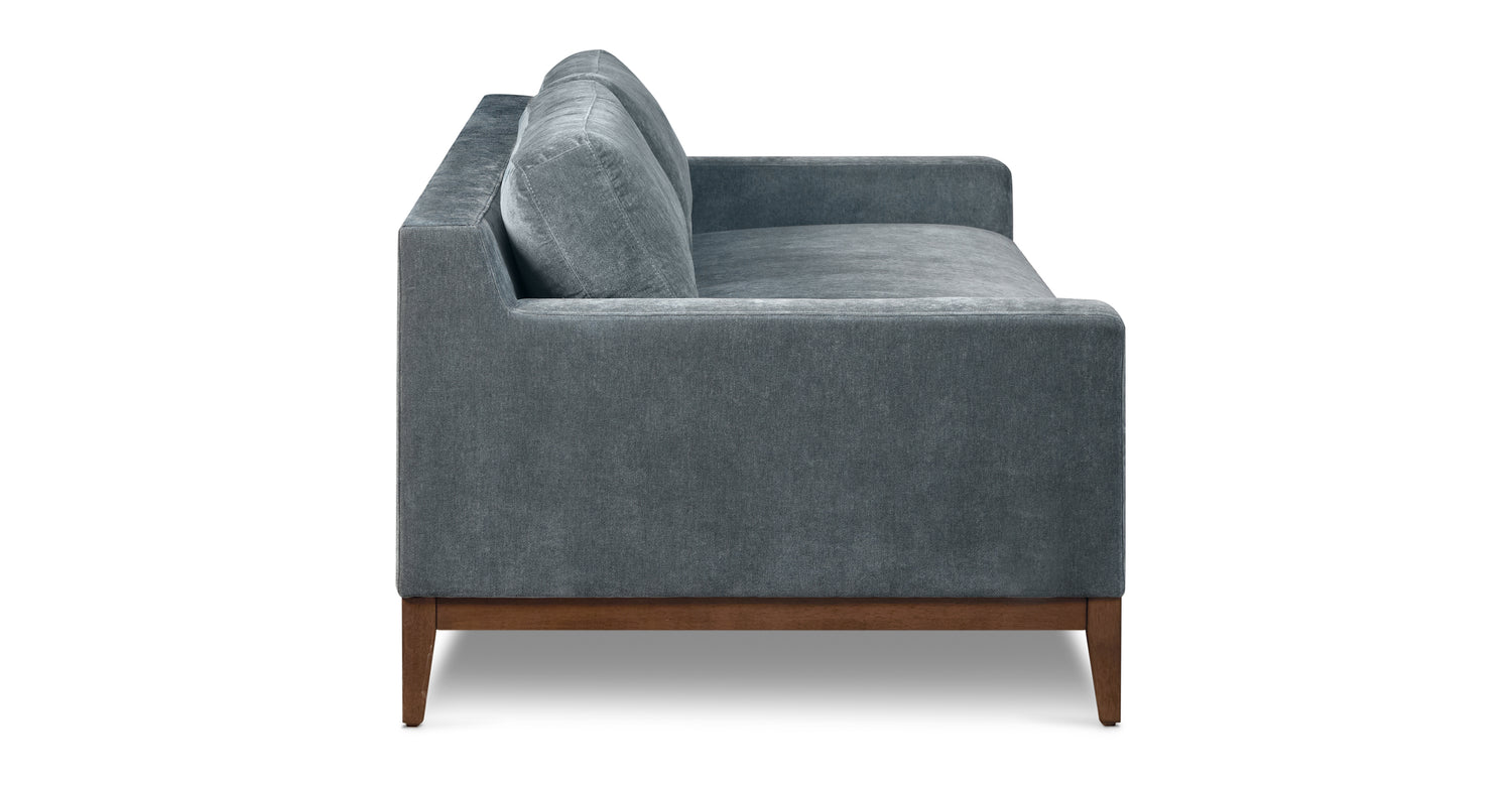 Zyon Velvet Sofa Boreal Blue