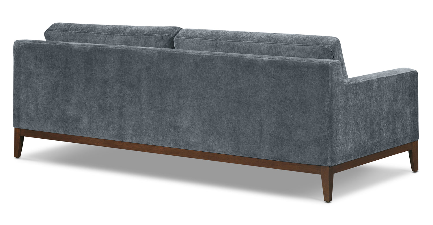 Zyon Velvet Sofa Boreal Blue
