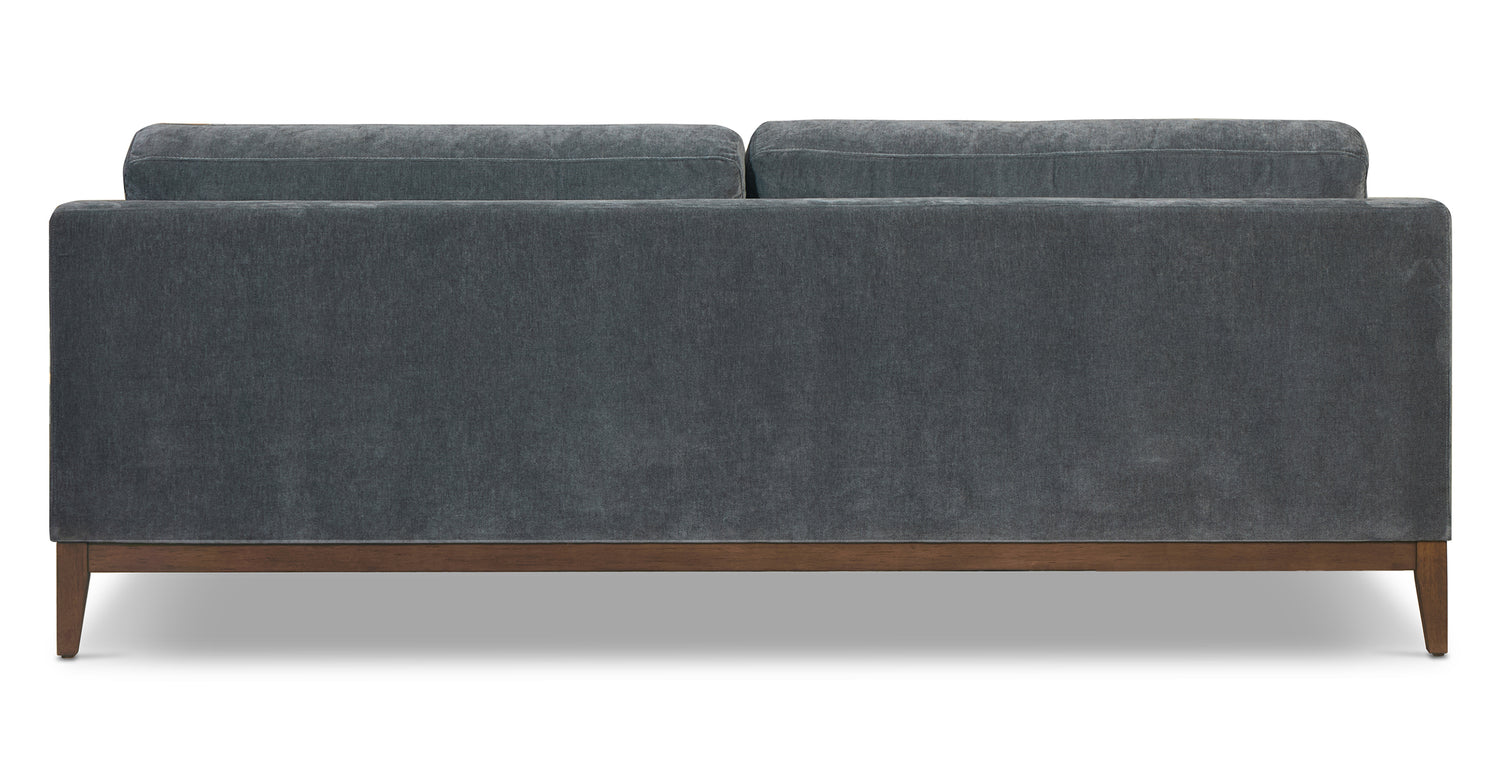 Zyon Velvet Sofa Boreal Blue