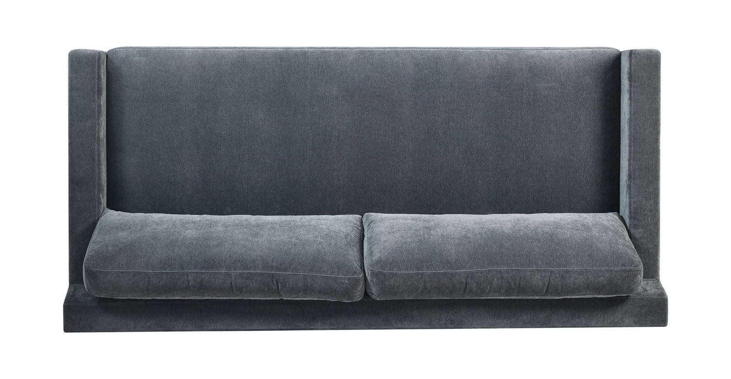 Zyon Velvet Sofa Boreal Blue