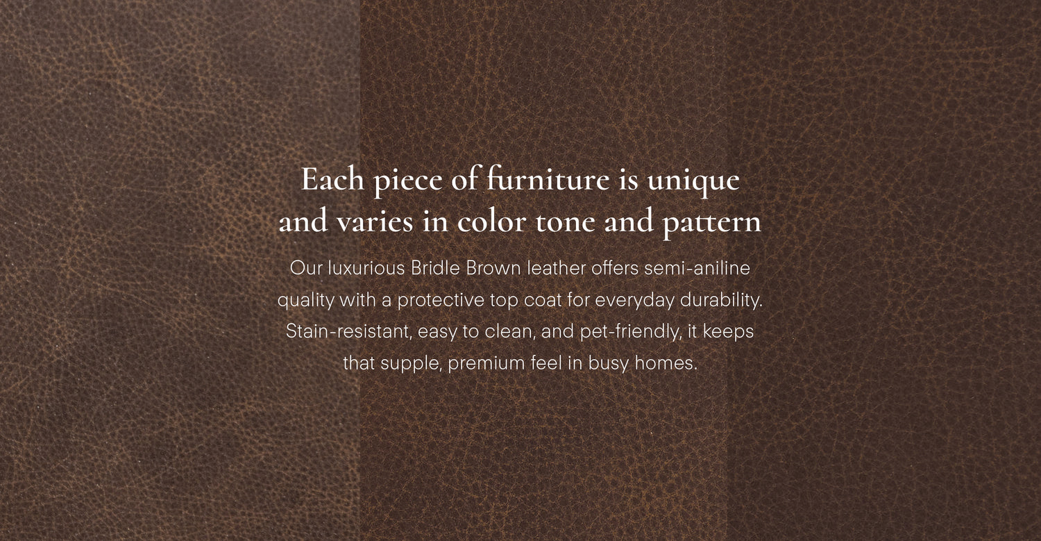 Zyon Sofa Bridle Brown