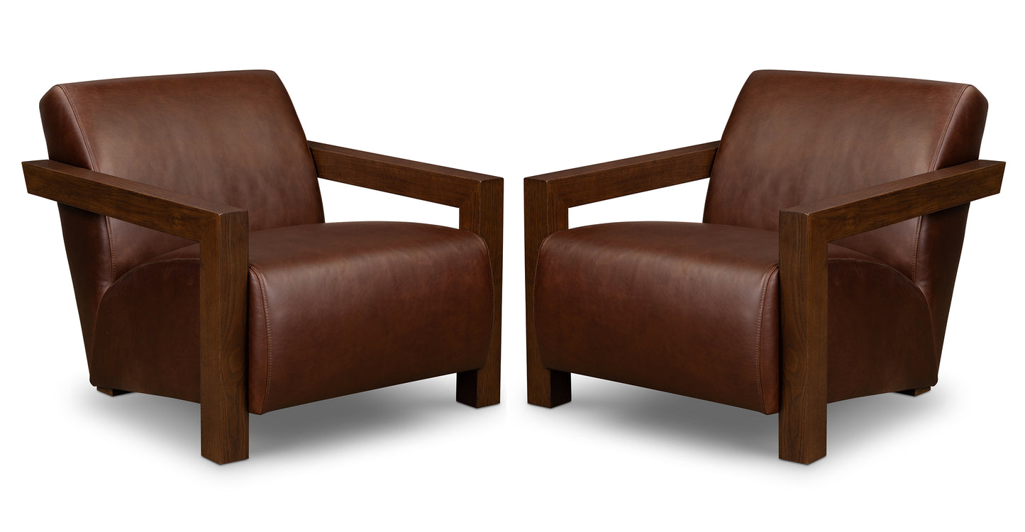 Oscuro Brown/Set of 2