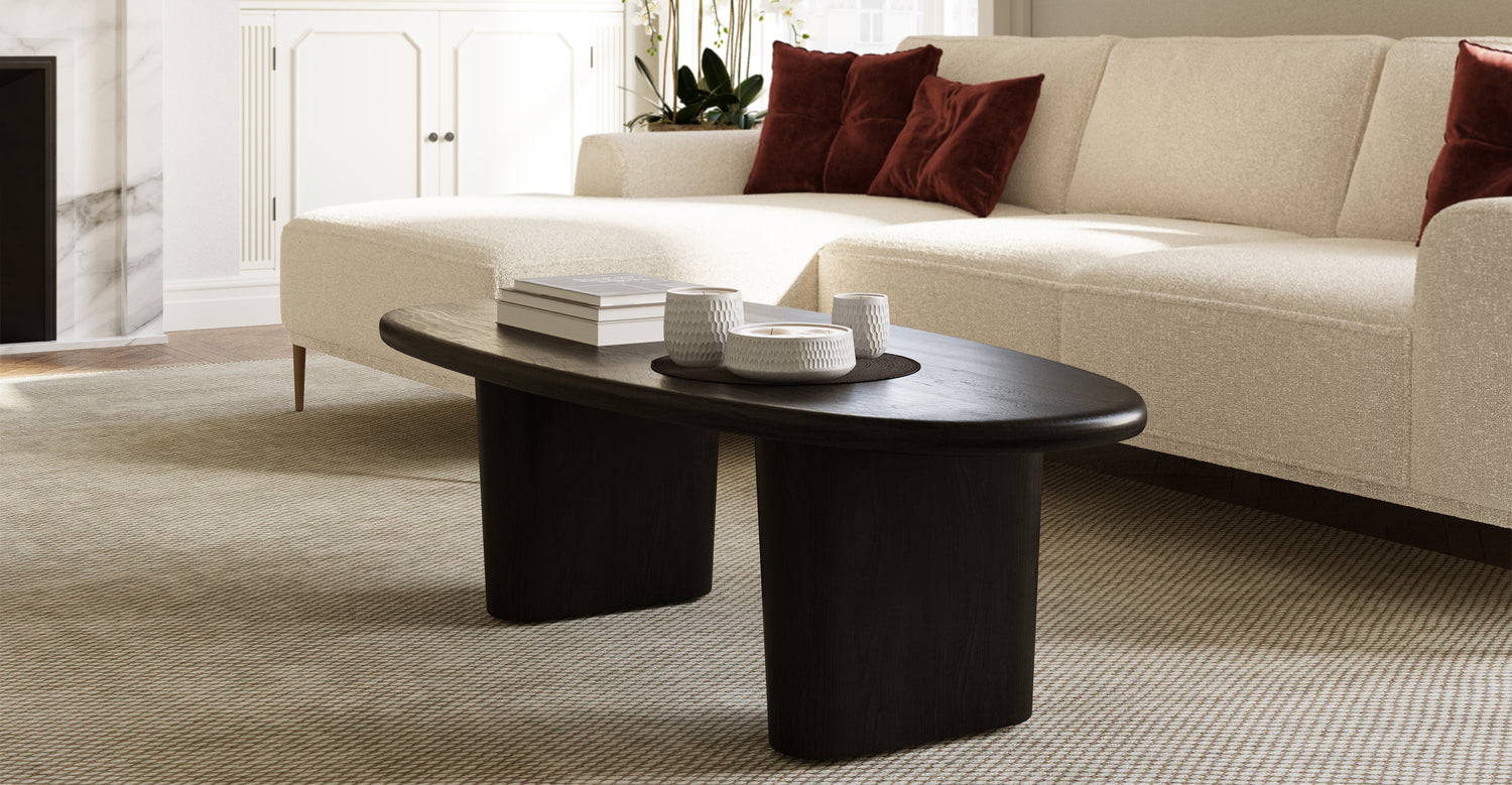 Poly and on sale bark coffee table