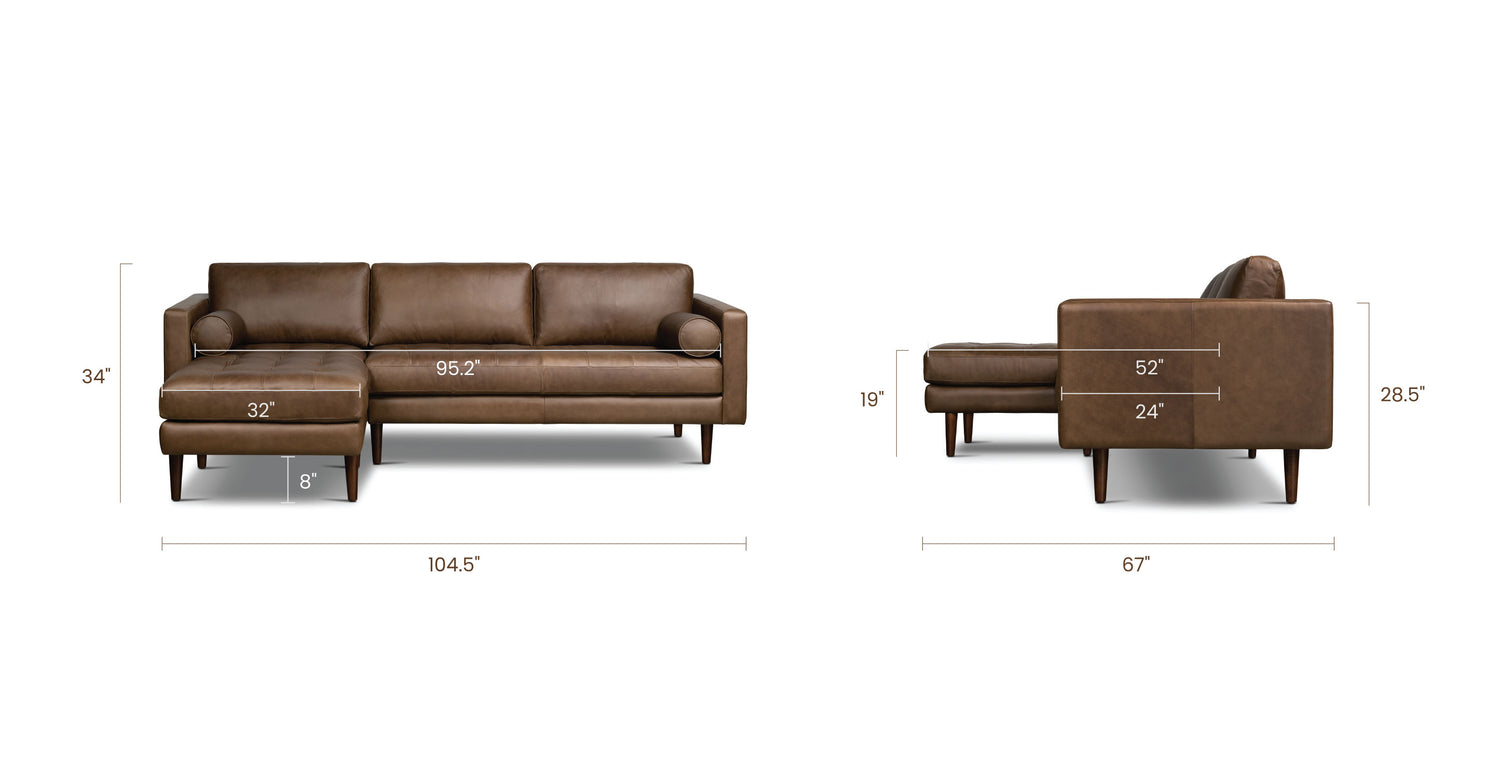 Cocoa Brown, dimensions