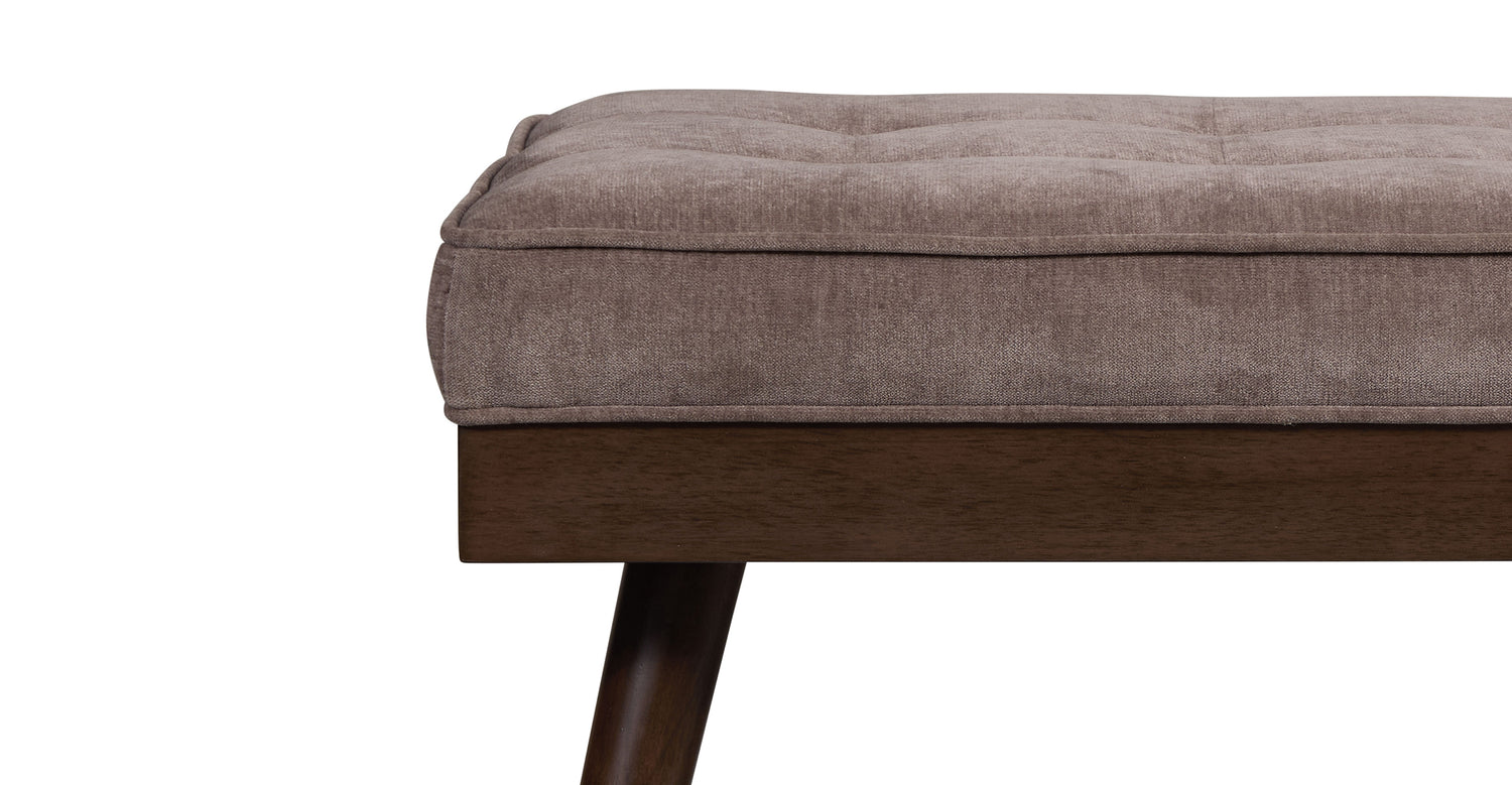Luca Fabric Bench Willow Brown