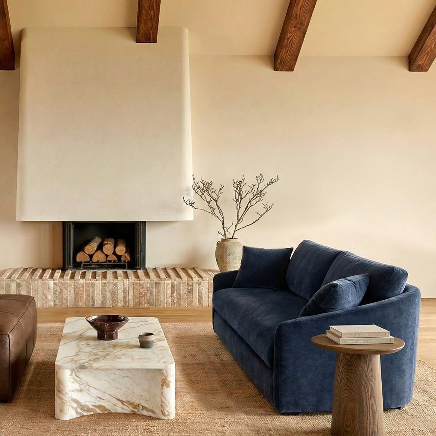 Rhodes 92" Velvet Sofa