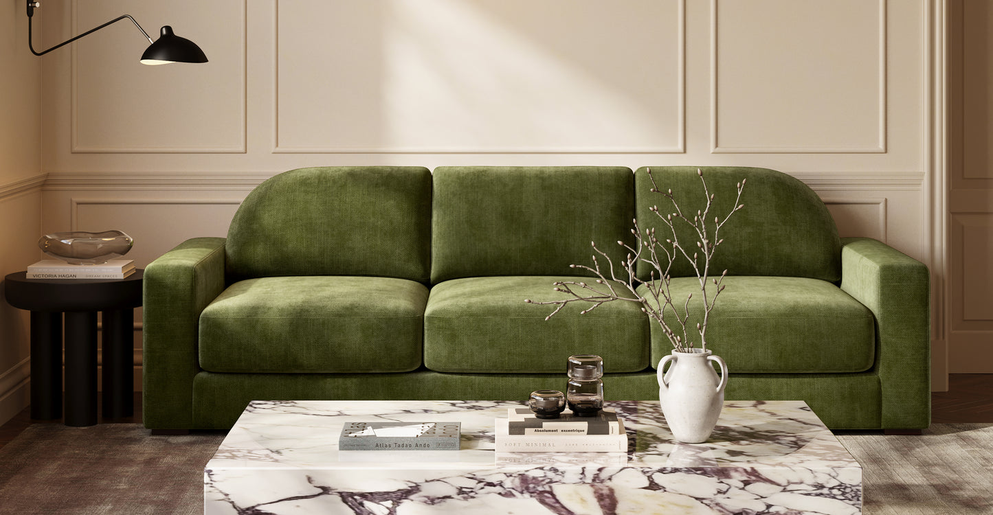 Distressed Green Velvet