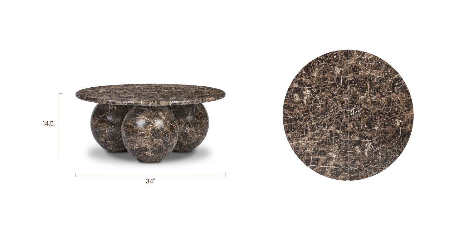 Empero Brown, dimensions