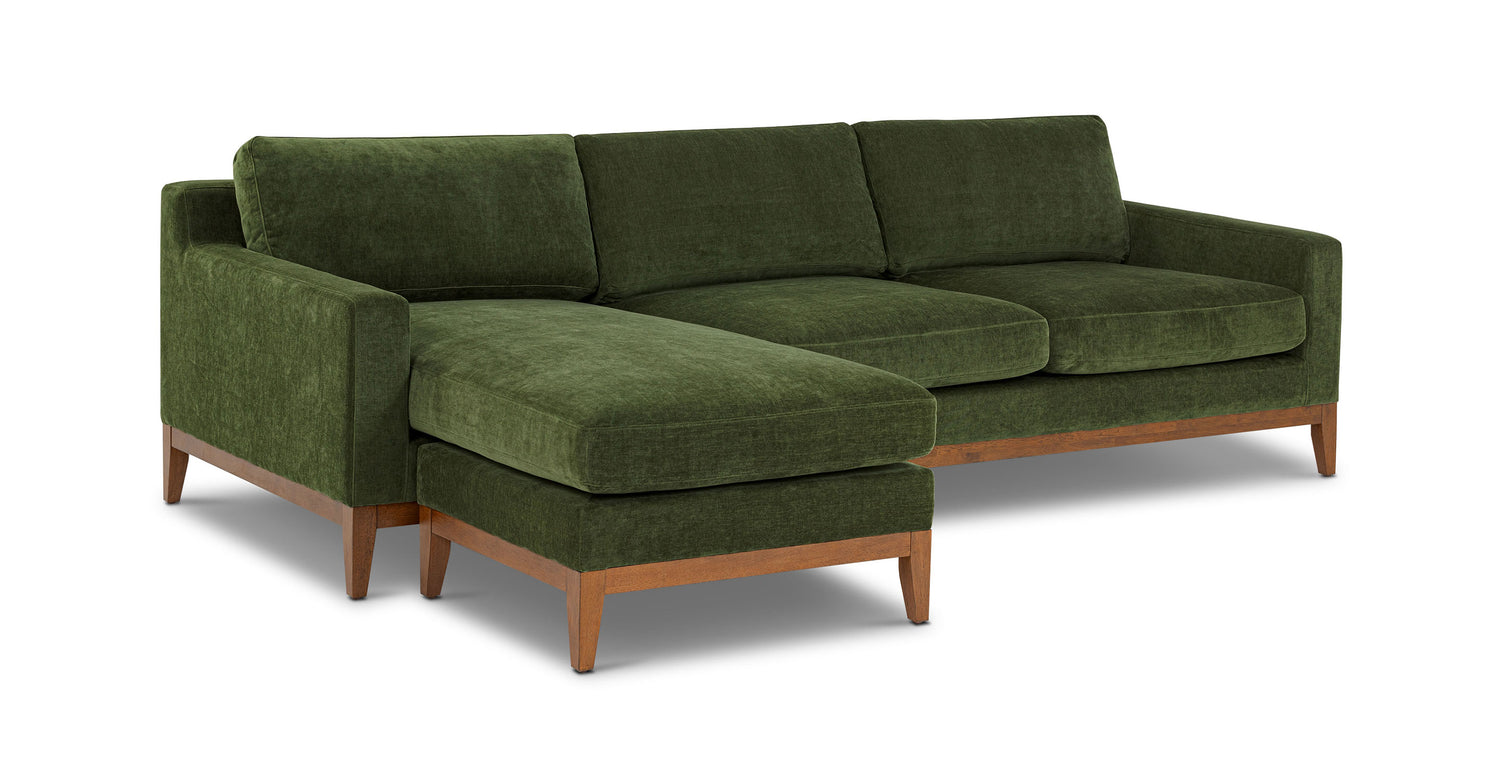 Distressed Green Velvet