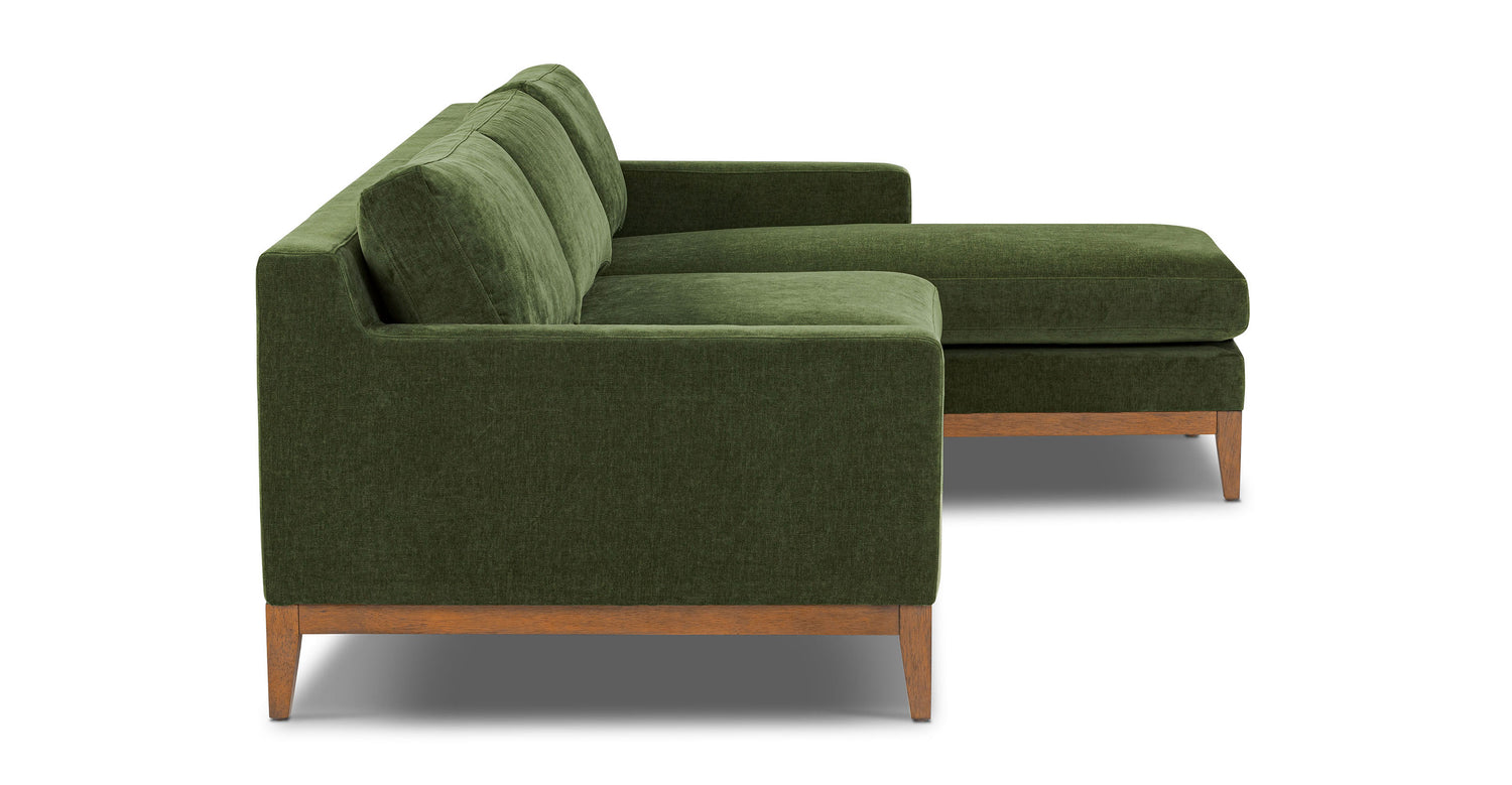 Distressed Green Velvet