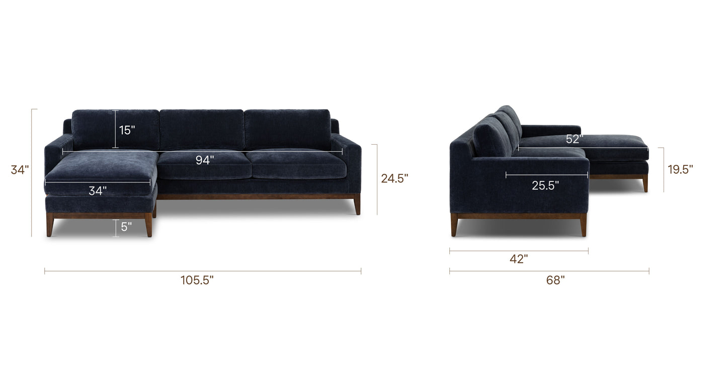 Mystic Blue, dimensions