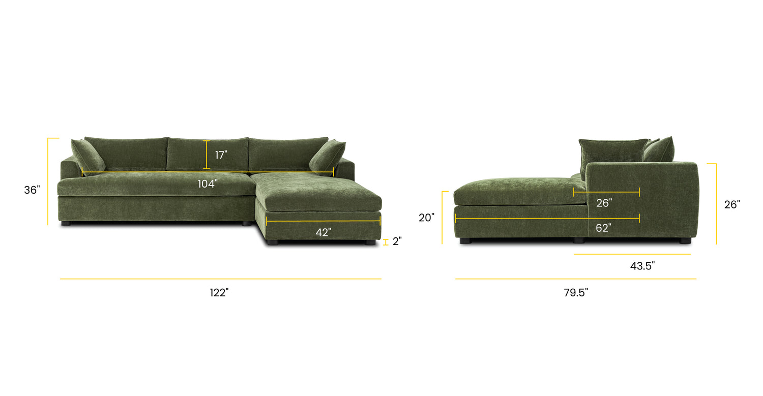 Sagano Green, dimensions