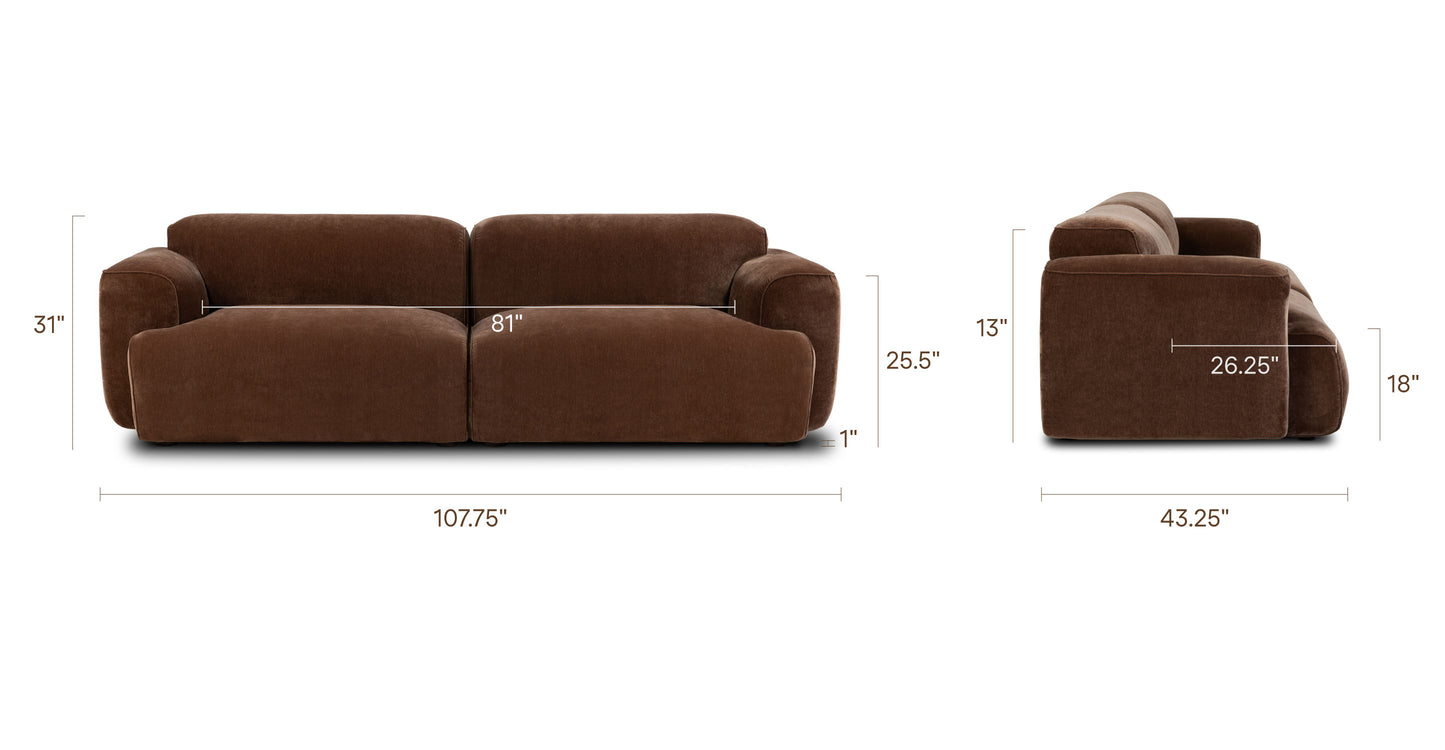 Bronzer Brown, dimensions