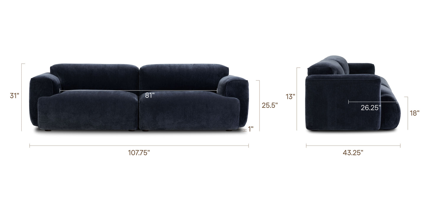 Mystic Blue, dimensions