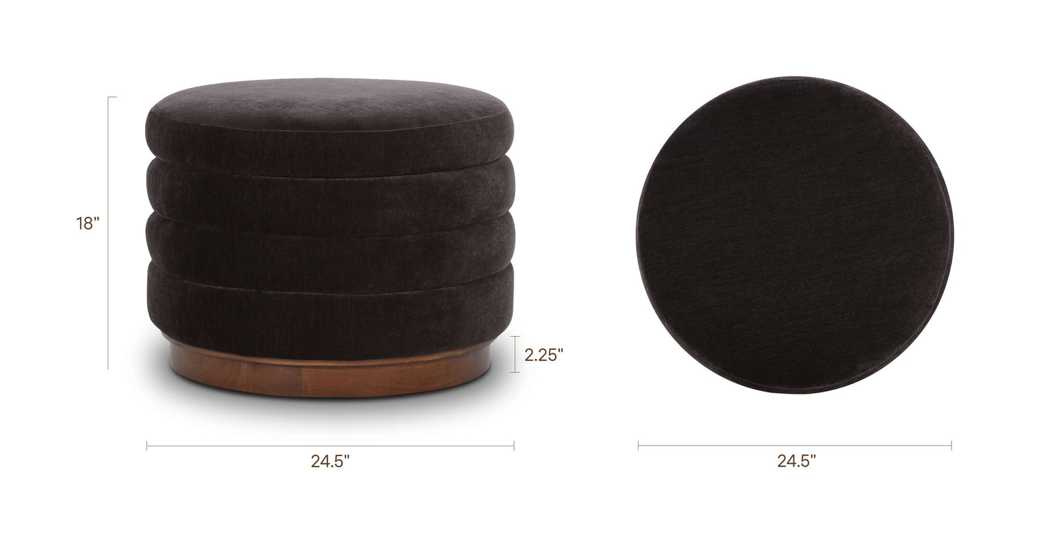 Ganache Brown, dimensions