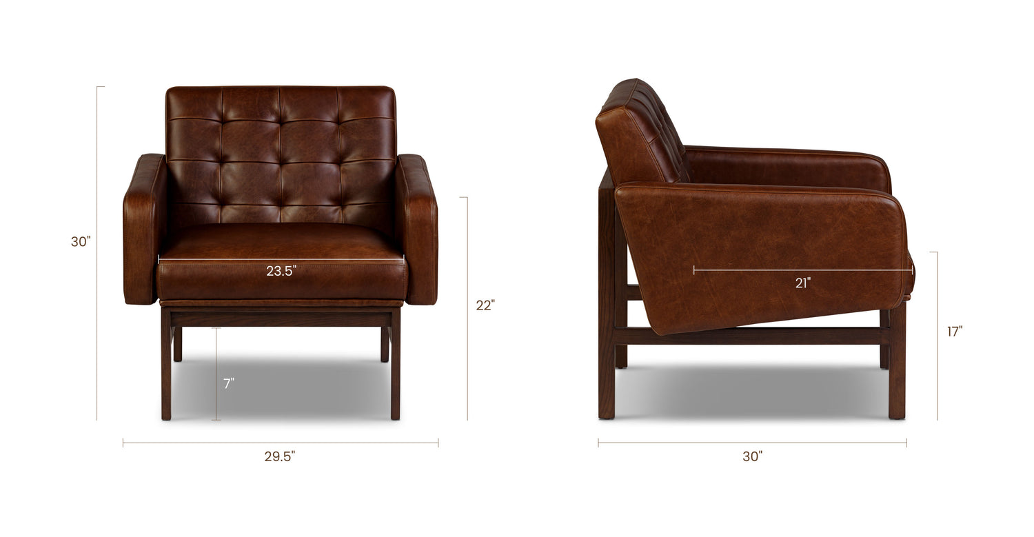 Oscuro Brown, dimensions